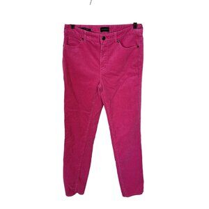 Talbots Womens Corduroy Jeans Straight Leg Pants Hot Pink Size 2 or 10 Medium